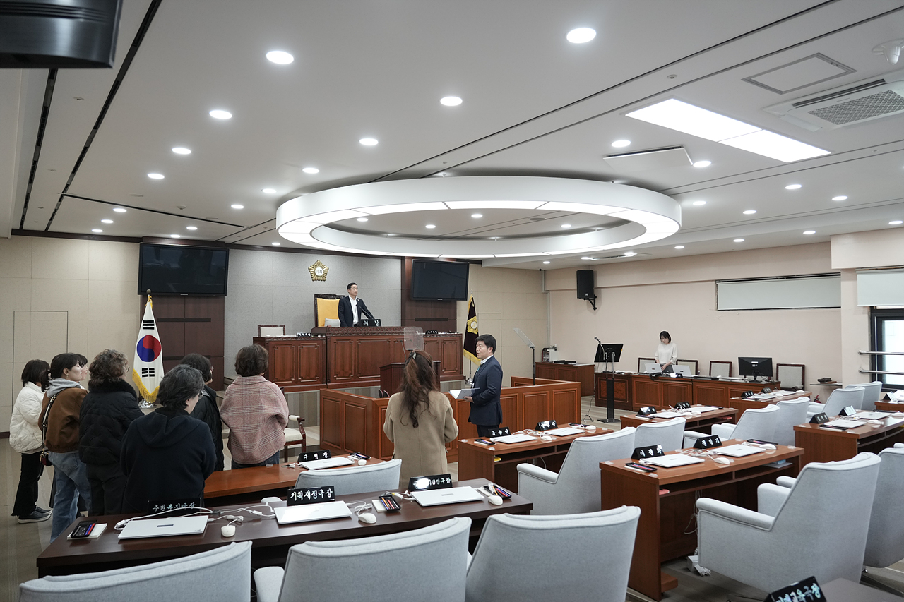 의장실 손님방문 - 9