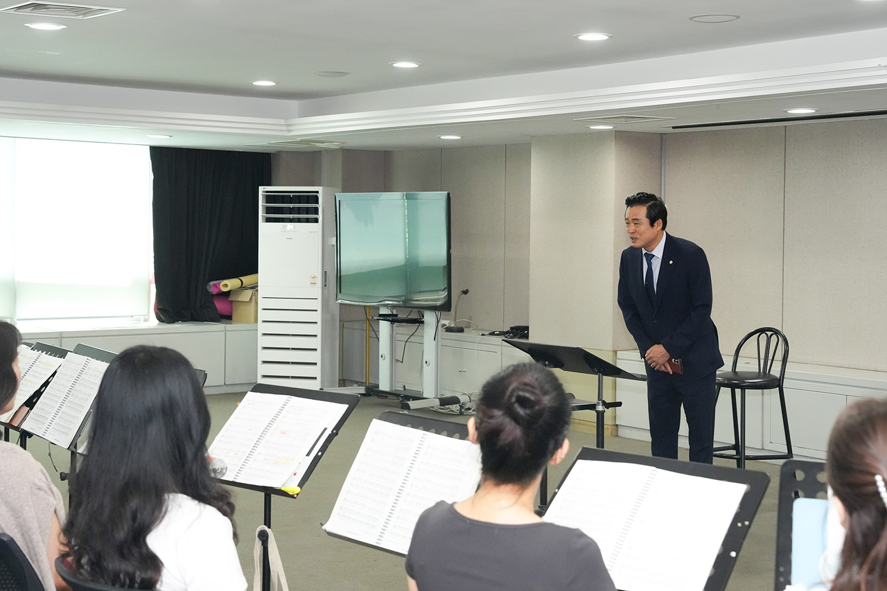 구립 여성합창단 격려 방문 - 3
