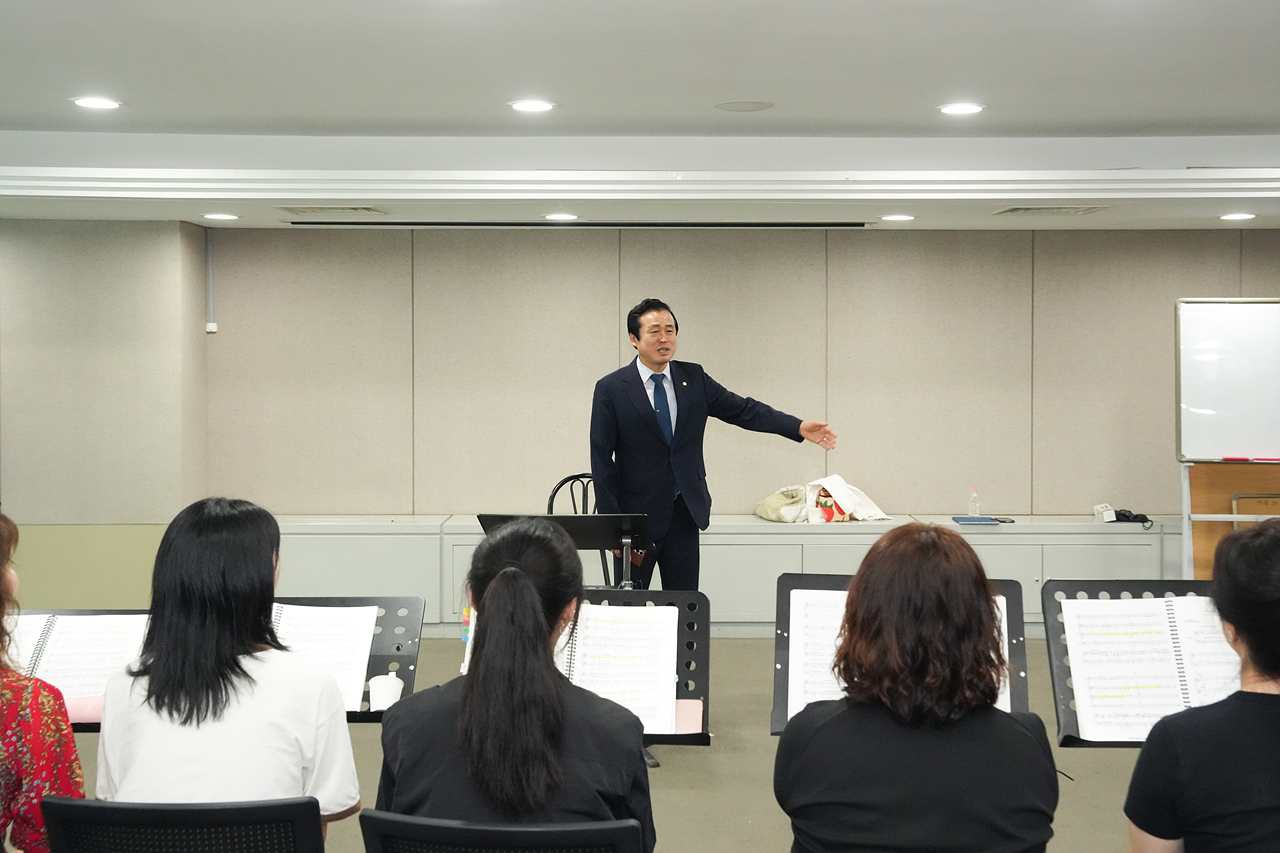 구립 여성합창단 격려 방문 - 4