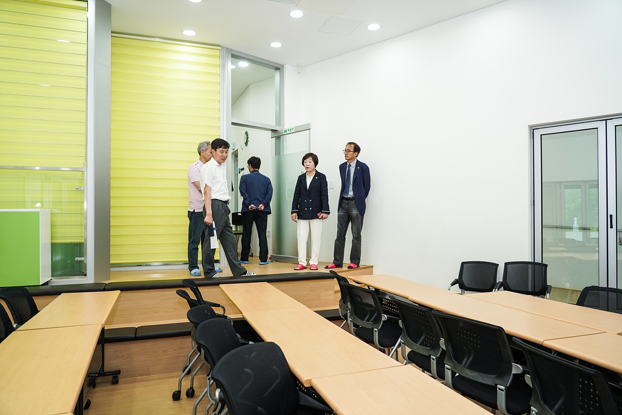 수락행복발전소, 당고개 배드민턴장 현장방문 - 2