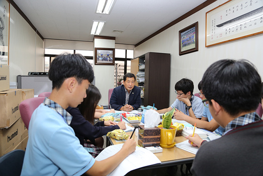 염광중학교의회견학 - 4