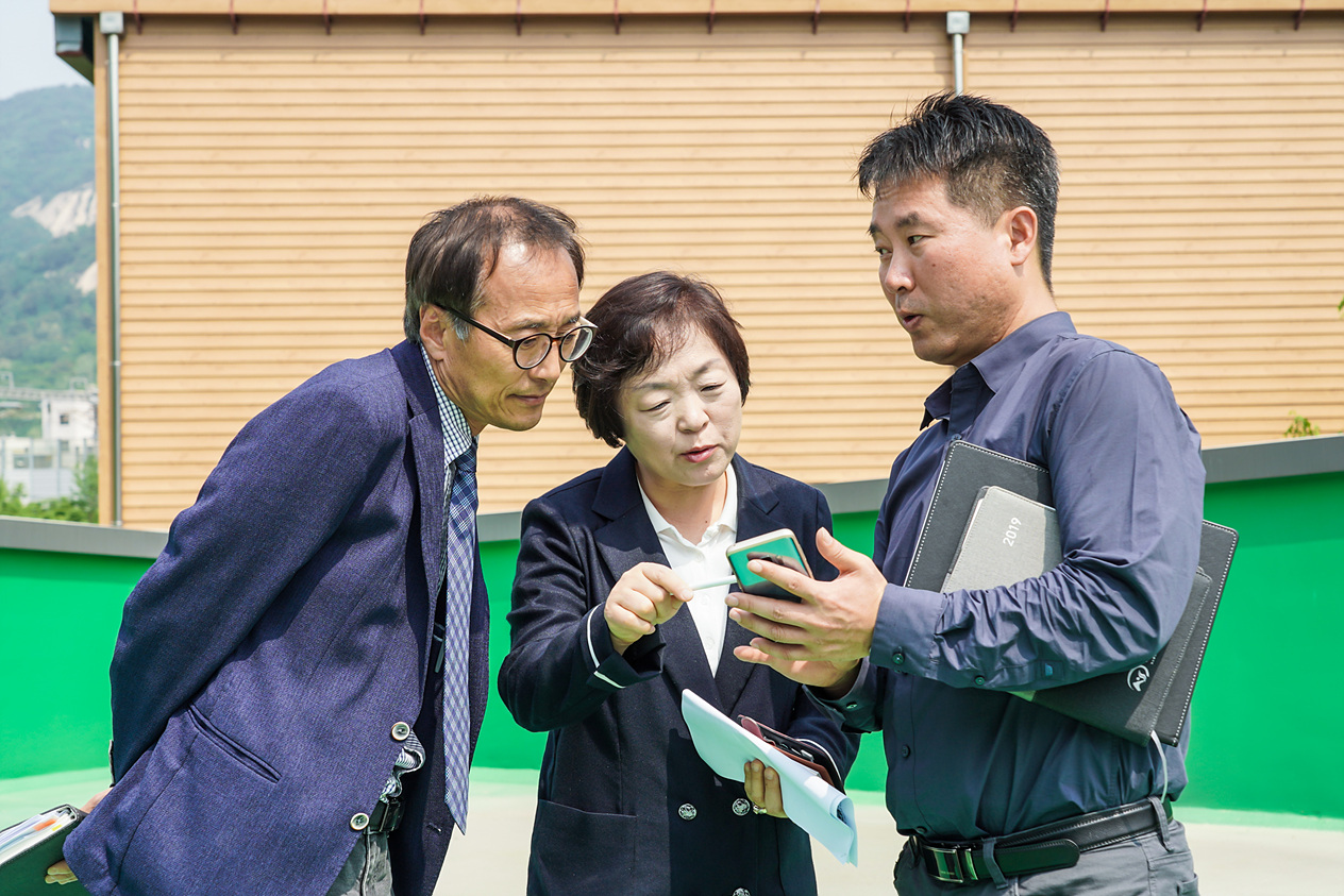 수락행복발전소, 당고개 배드민턴장 현장방문 - 11