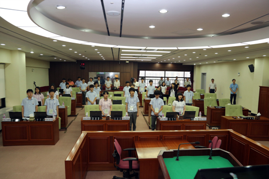 중학생 직업체험을 위한 청소년 모의의회 개최 - 10