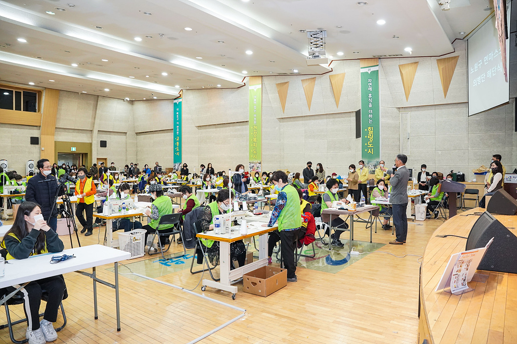 노원구 면마스크 의병단 해단식 - 5