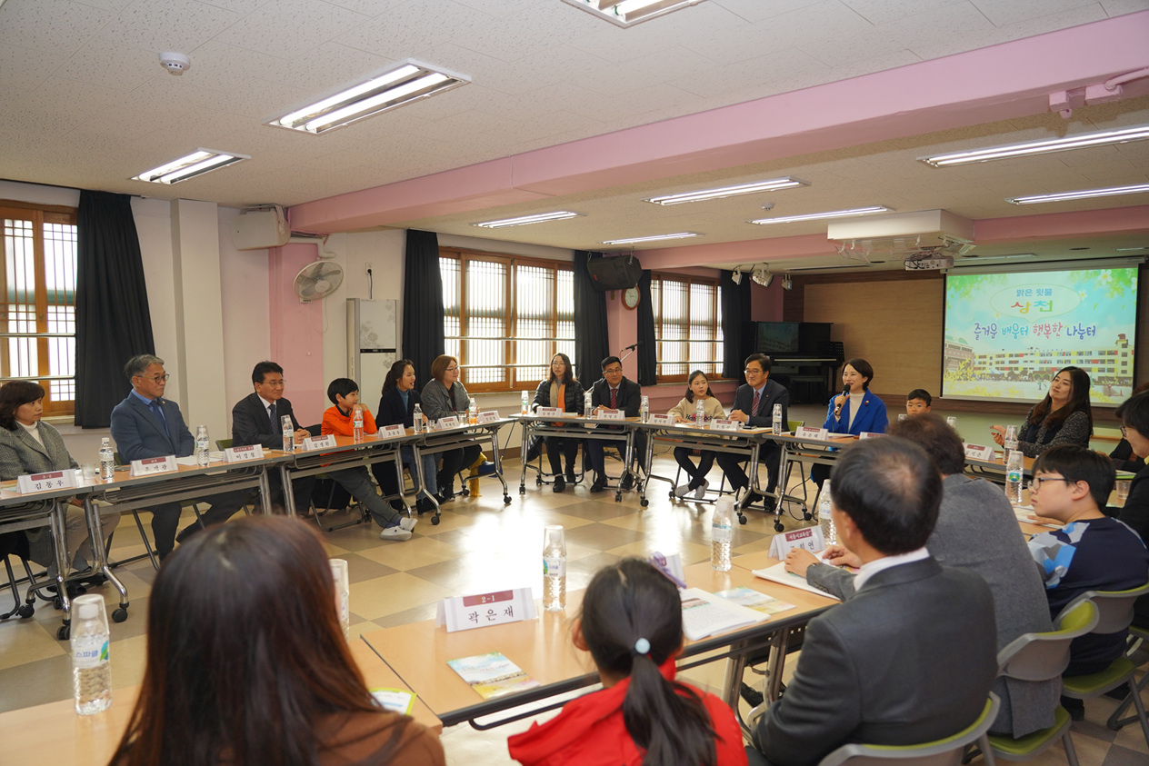 유은혜 사회부총리 상천초등학교 간담회 - 2