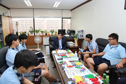 염광중학교의회견학 - 2