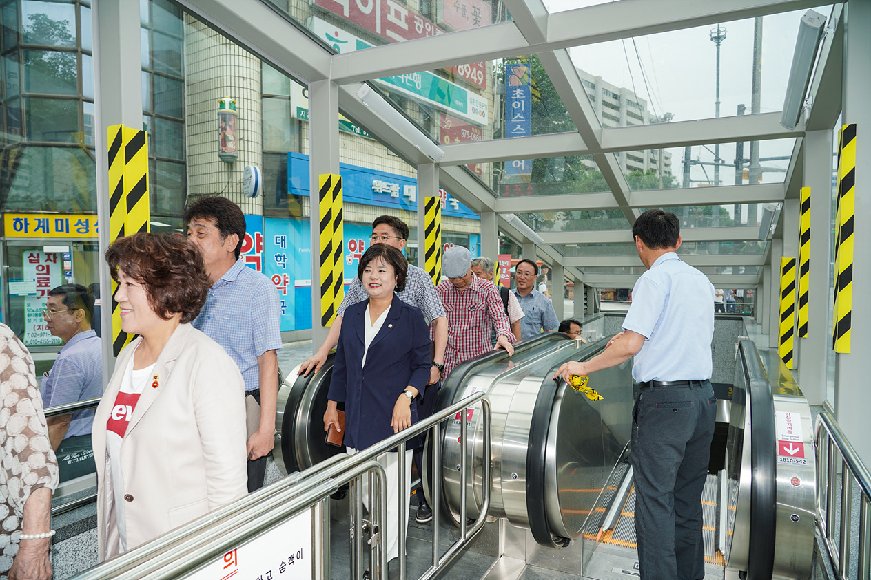 하계역3번출구 에스컬레이터 준공식 - 10