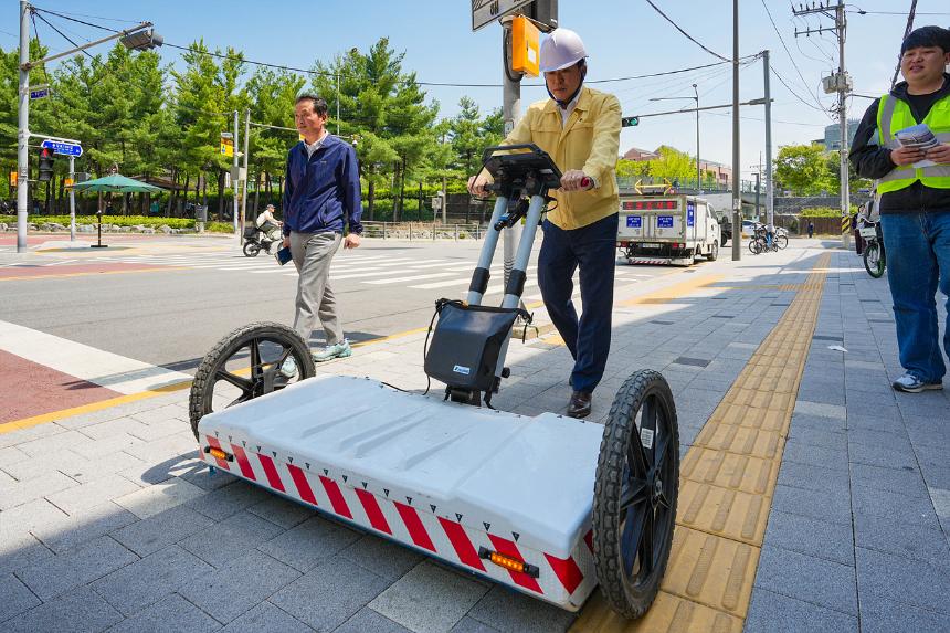 싱크홀 대비 현장(공릉동 지역) 점검