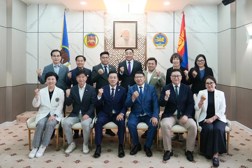 노원구의회 몽골 상호 결연 출장