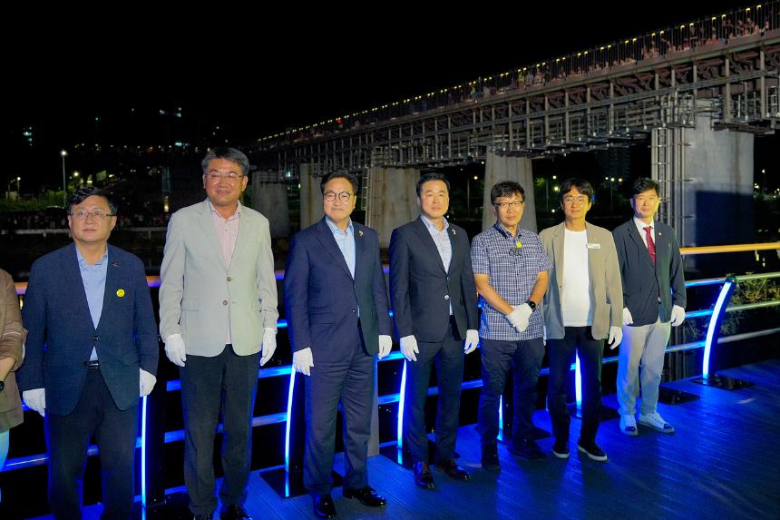 경춘철교 음악분수 개장행사