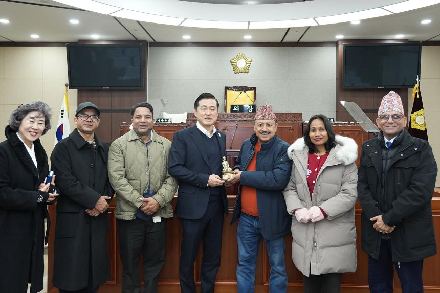 네팔시 의장님 방문