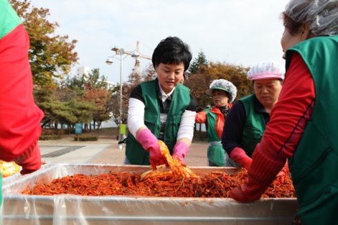 사랑의 김장 담가드리기