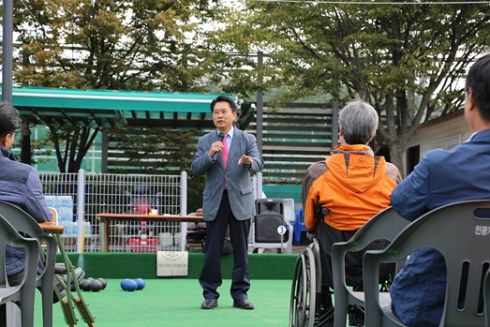 노원구 장애인체육회장배 어울림 론볼대회